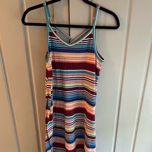 Rainbow strappy sundress by Mossimo - size Small